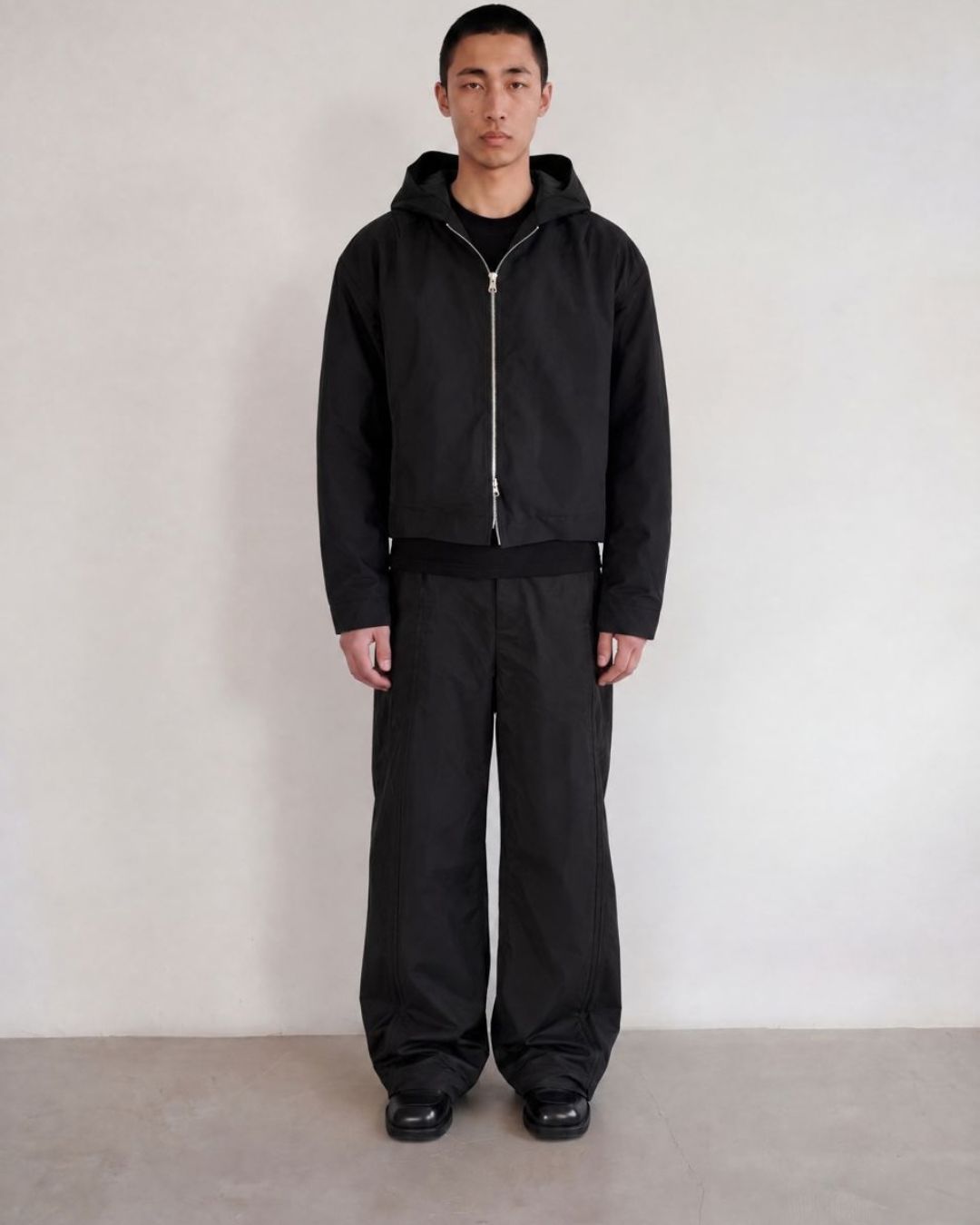 Nylon jacket cropped