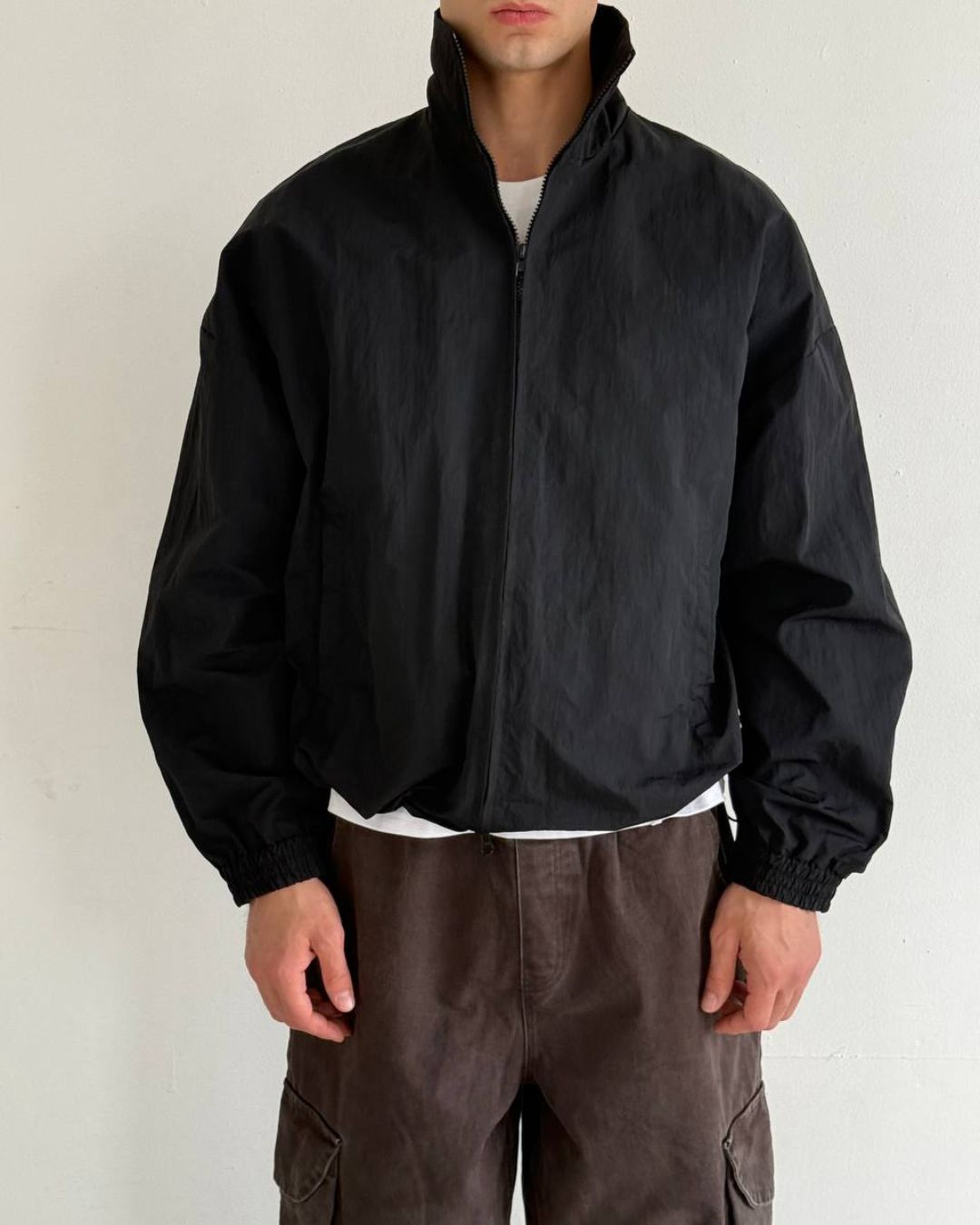 Track jacket nylon / black