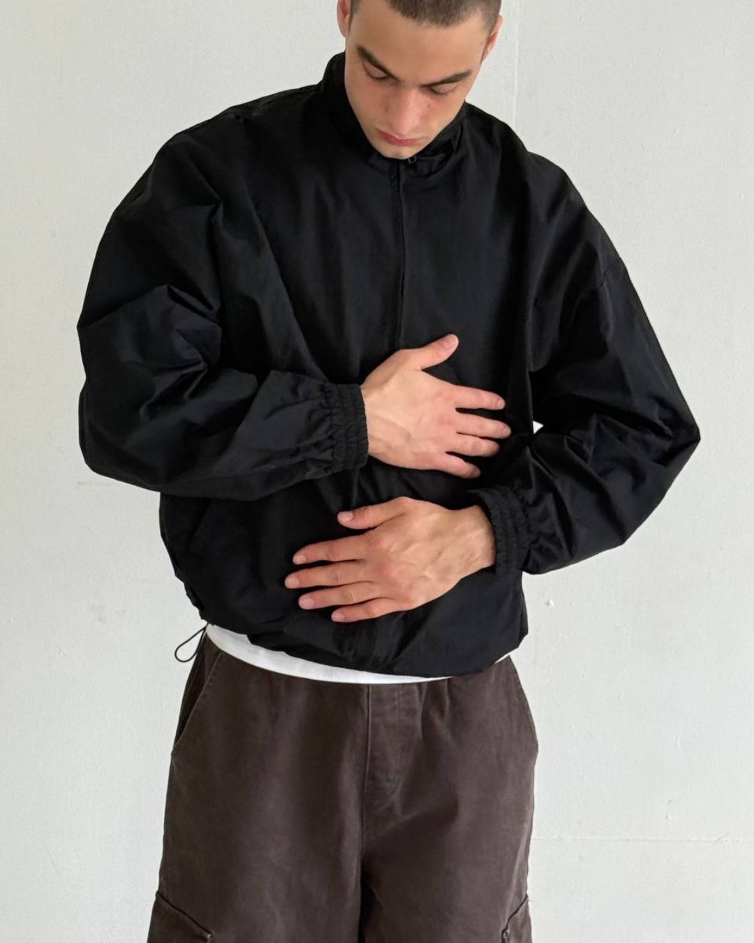 Track jacket nylon / black
