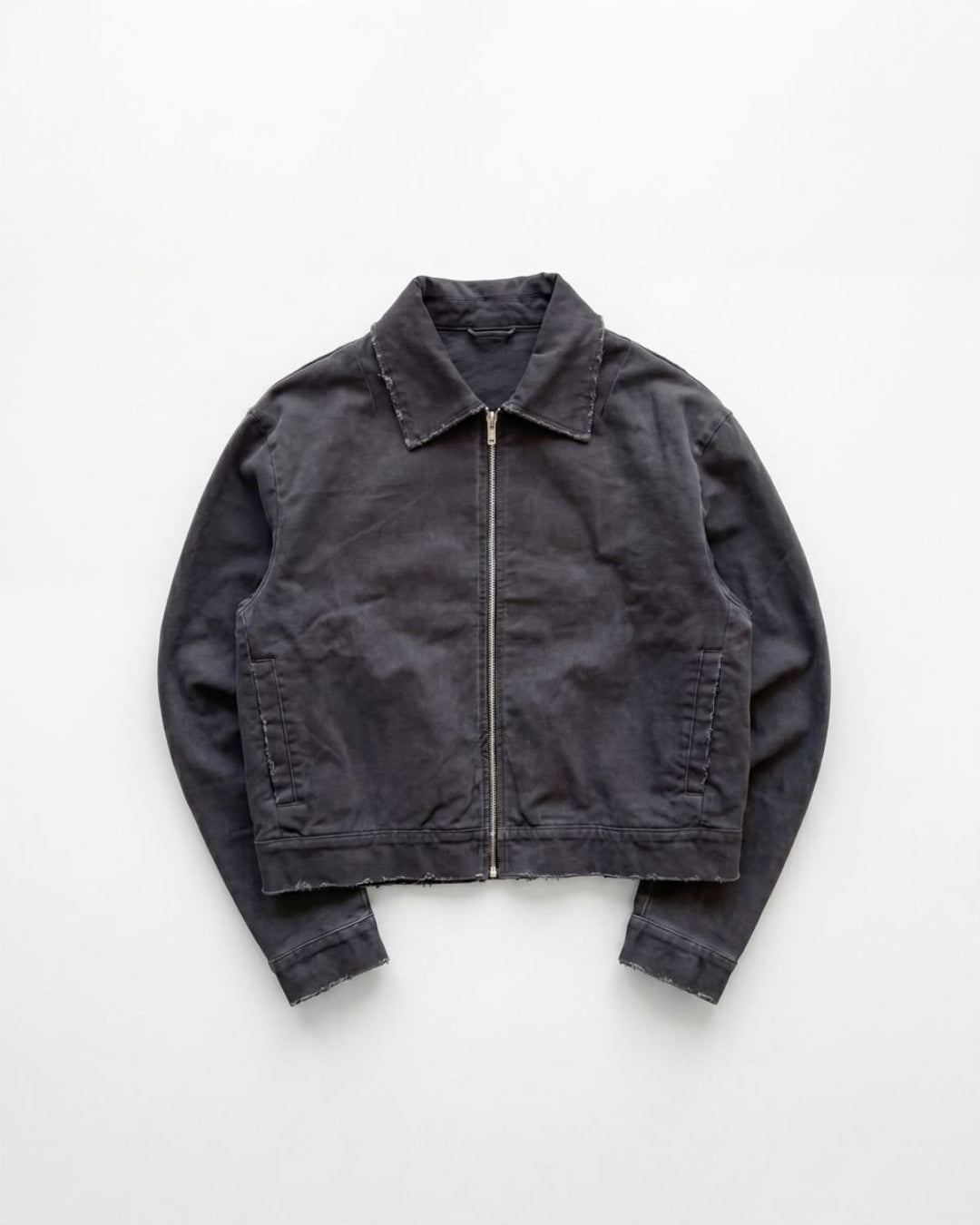 Work jacket / washed grey