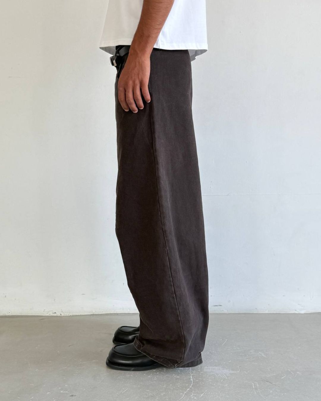 Washed pants / Grey
