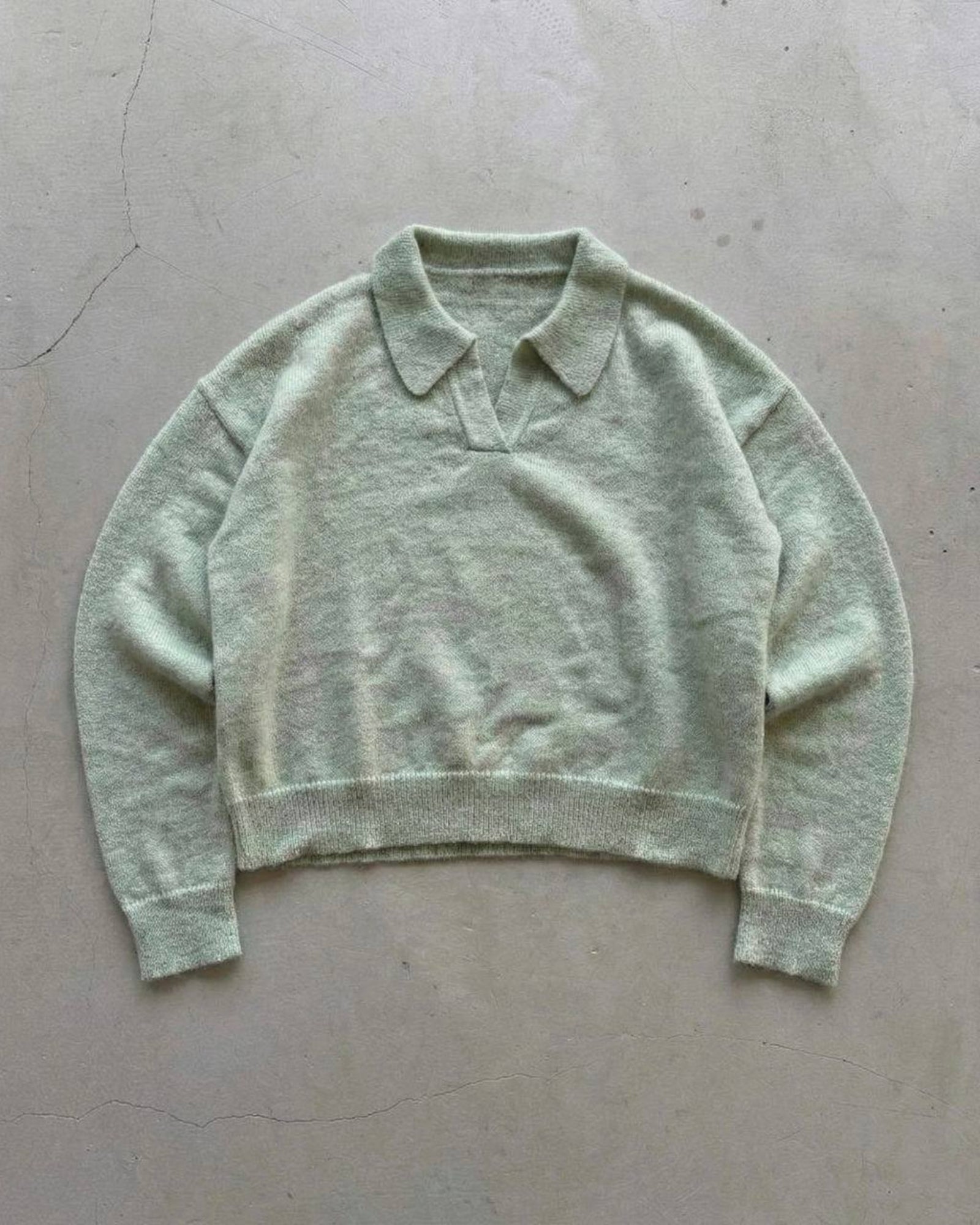 Mohair sweater mentol