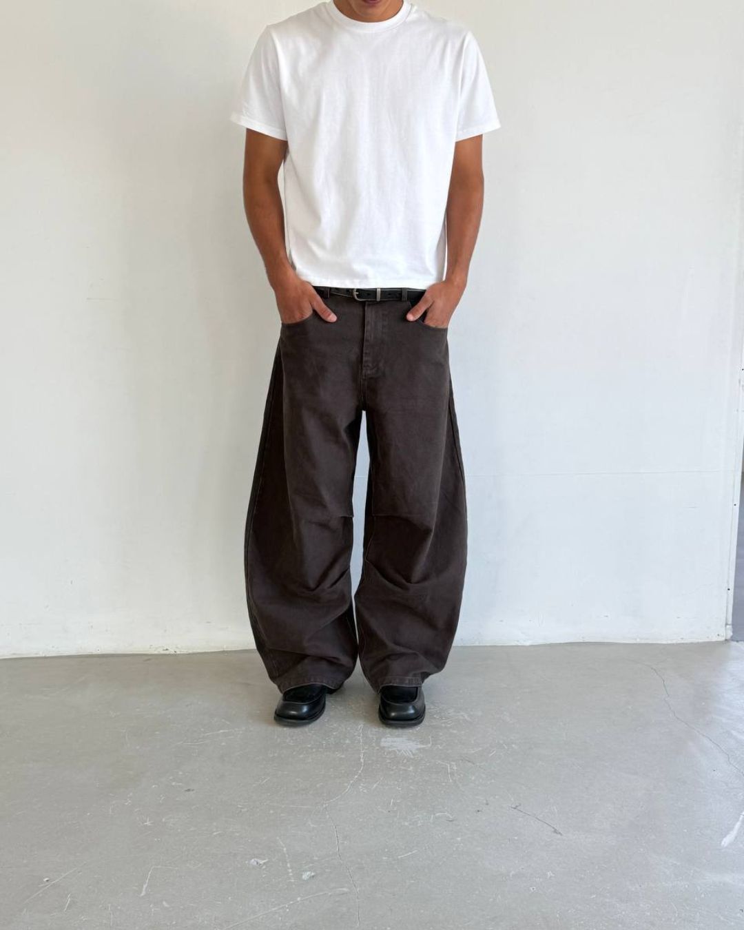 Washed pants / Grey