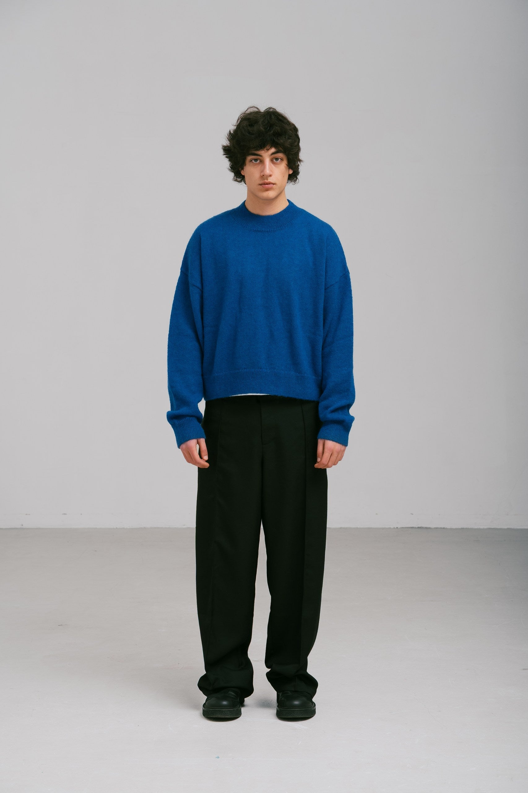 Mohair sweater cobalt