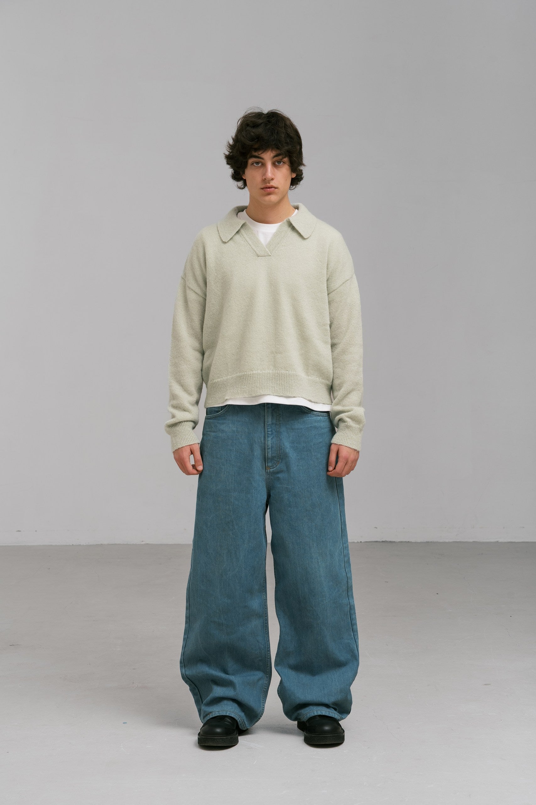 Mohair sweater mentol