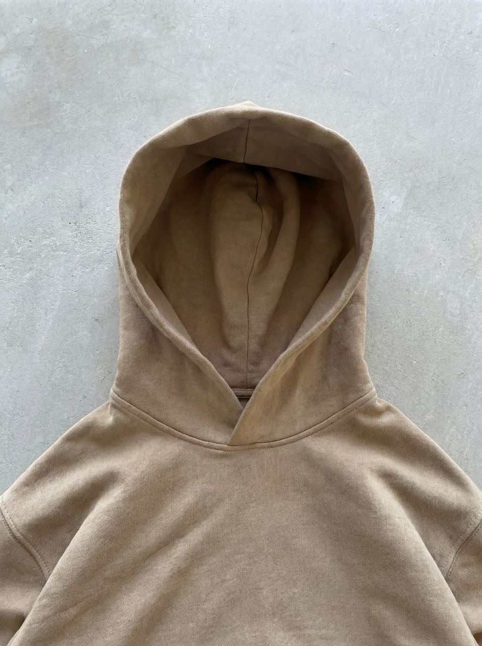 Washed hoodie / brown