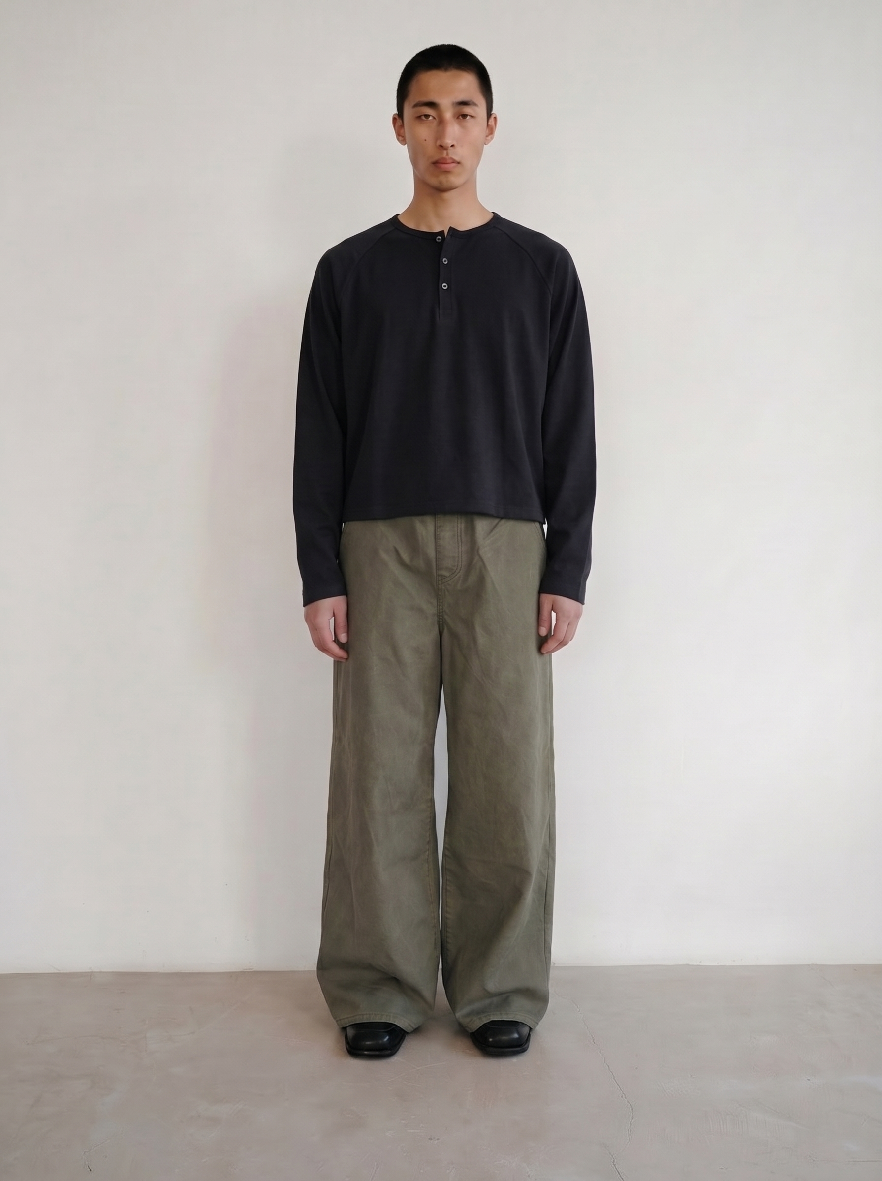 Black long T