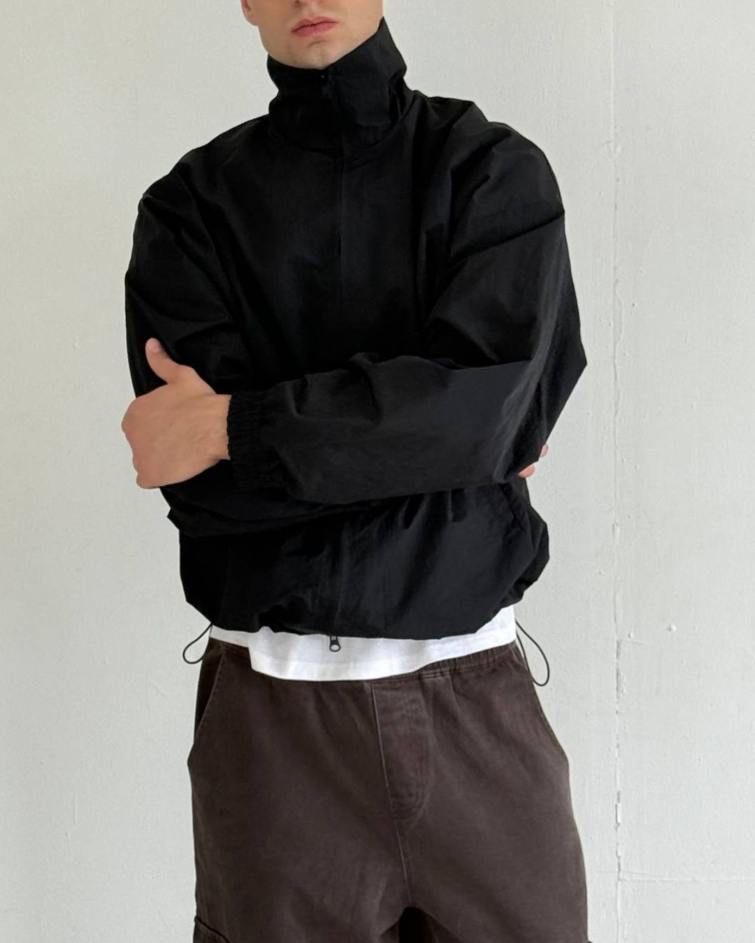 Track jacket nylon / black