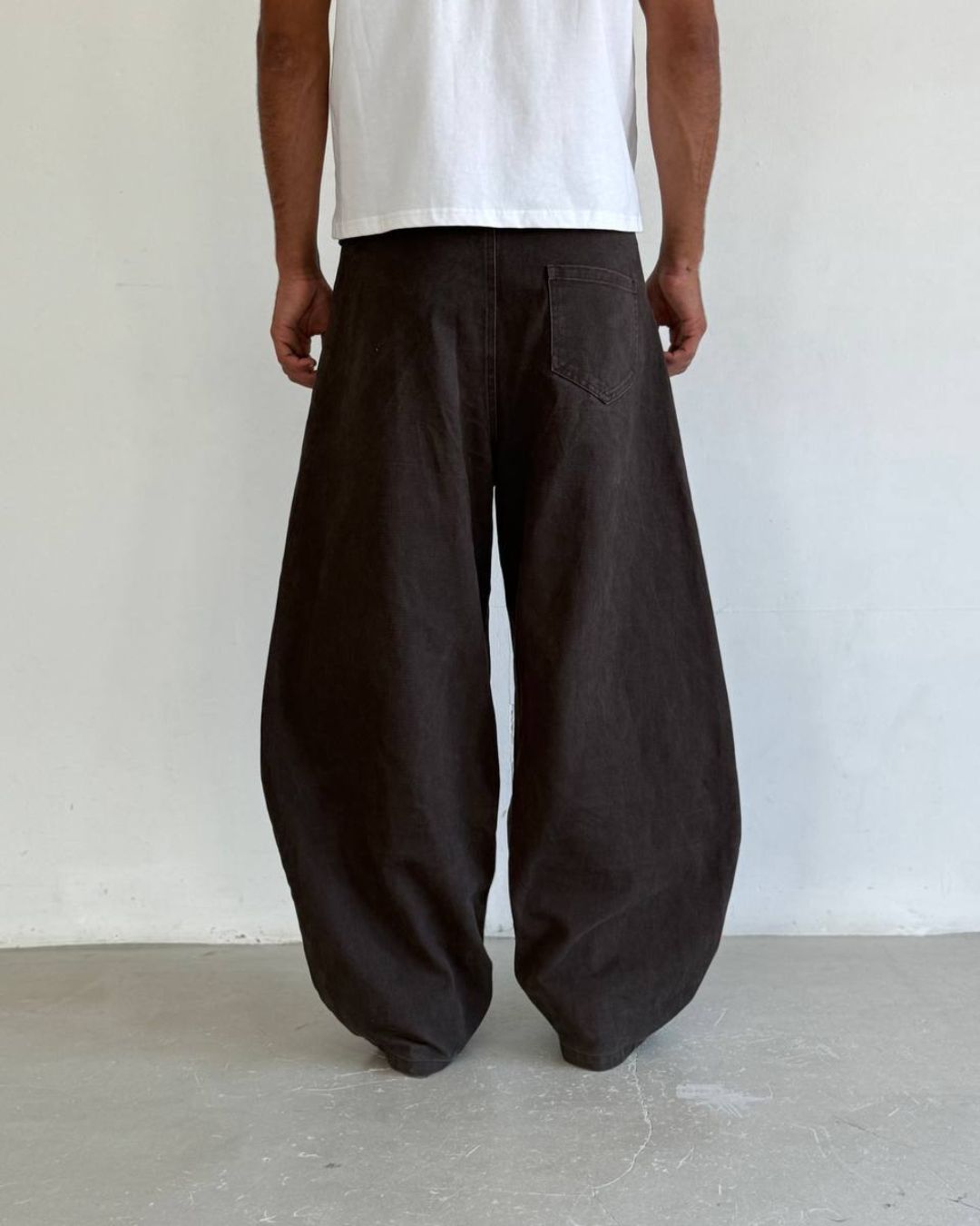 Washed pants / Grey