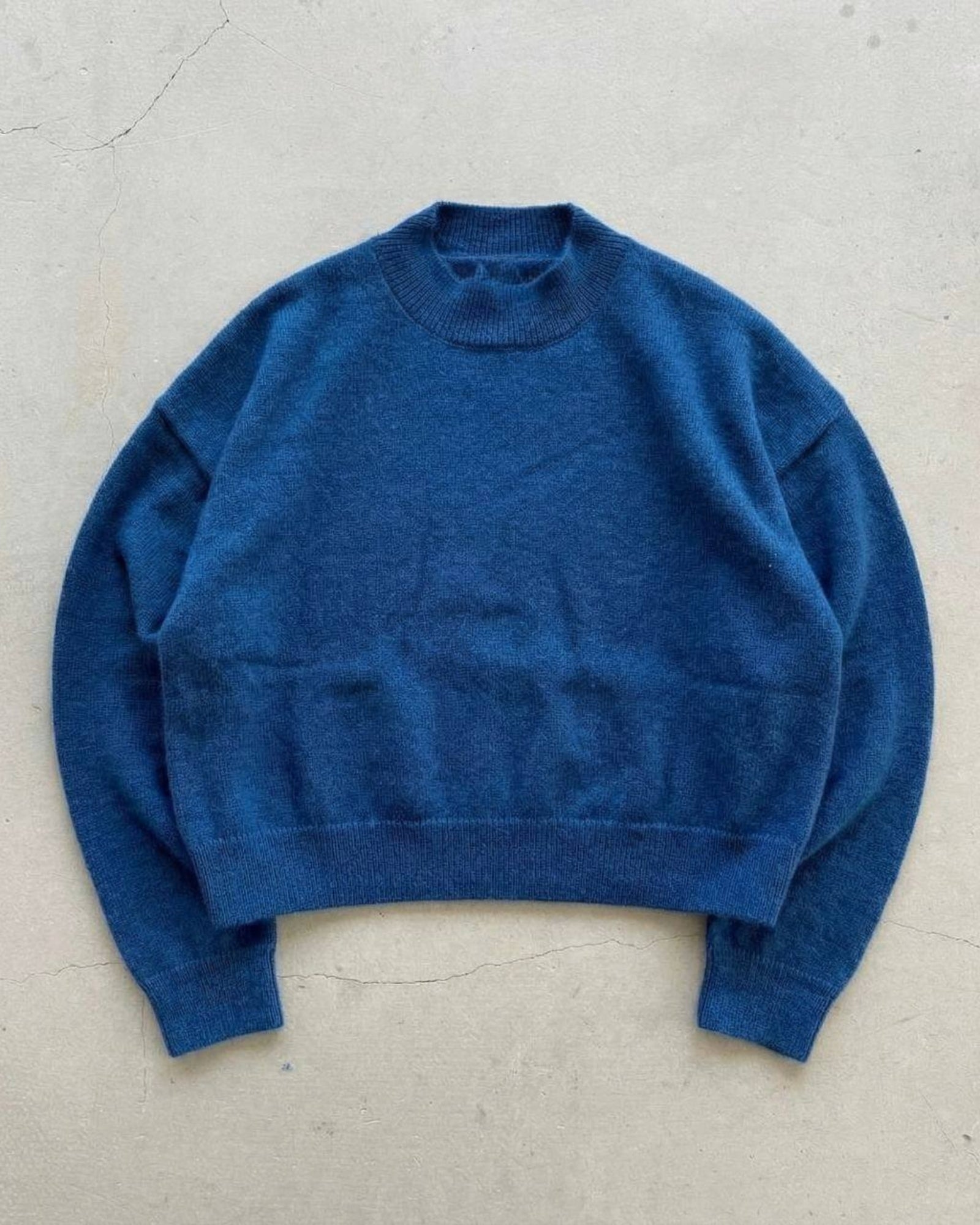 Mohair sweater cobalt
