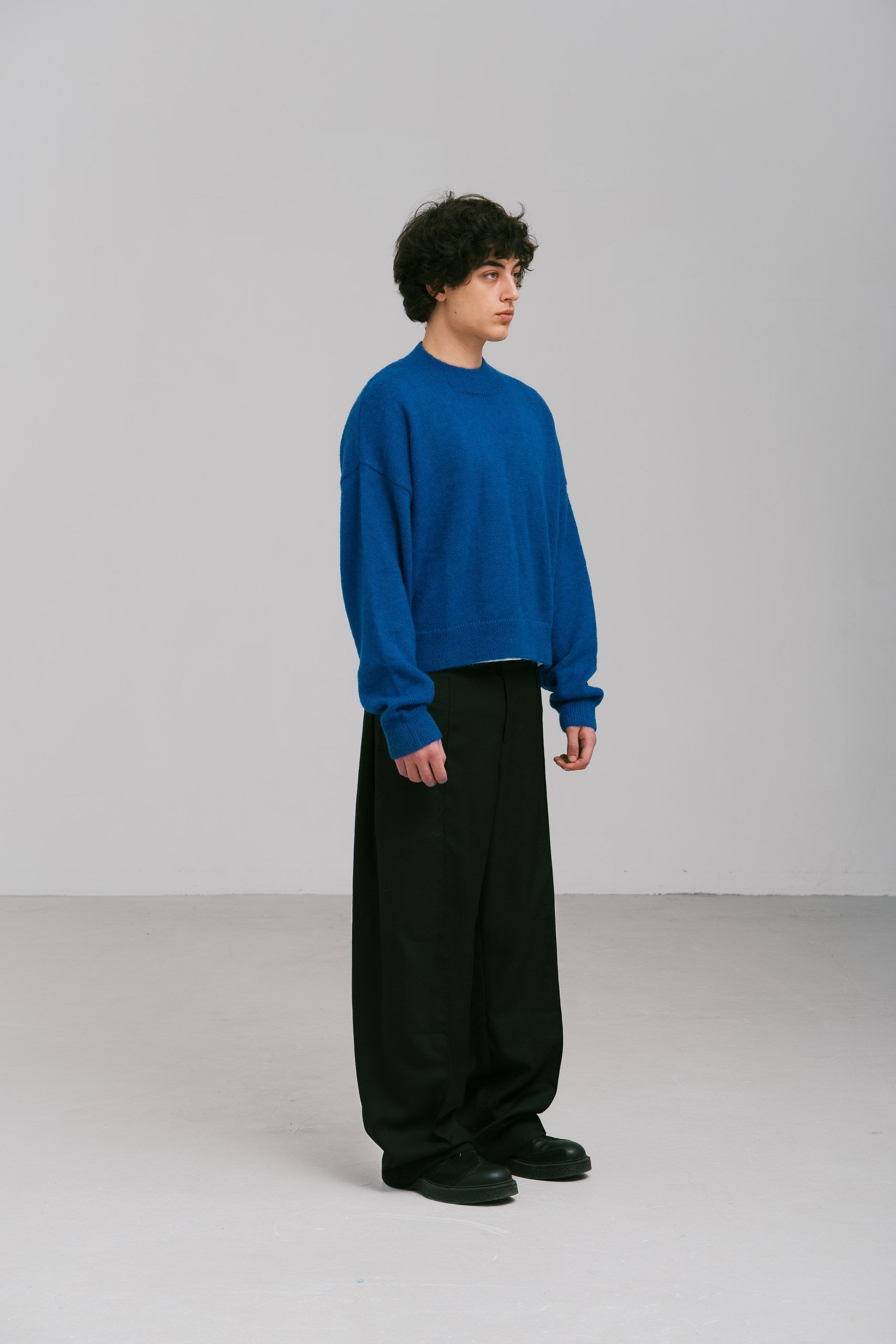 Mohair sweater cobalt