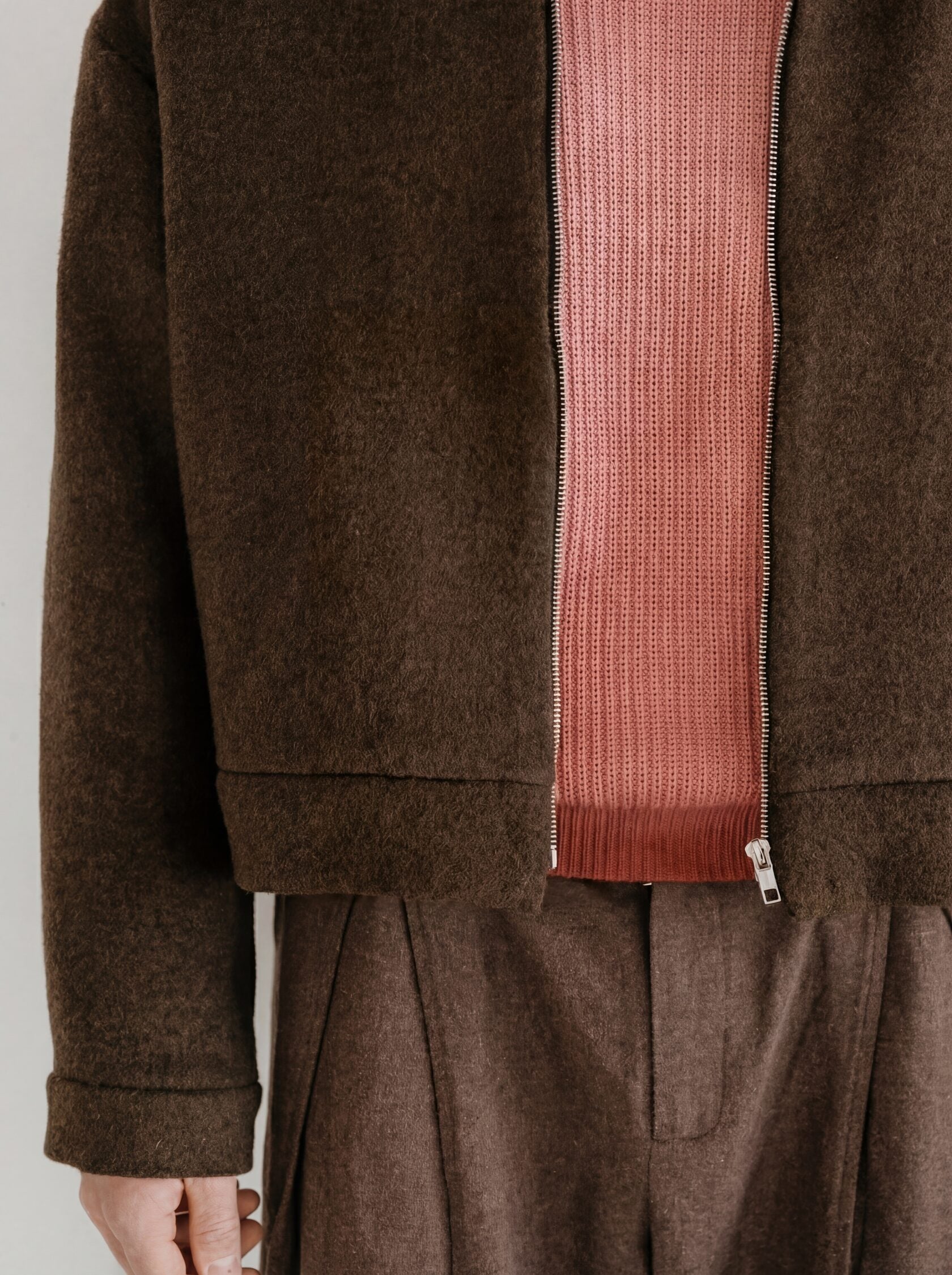 Wool jacket / brown