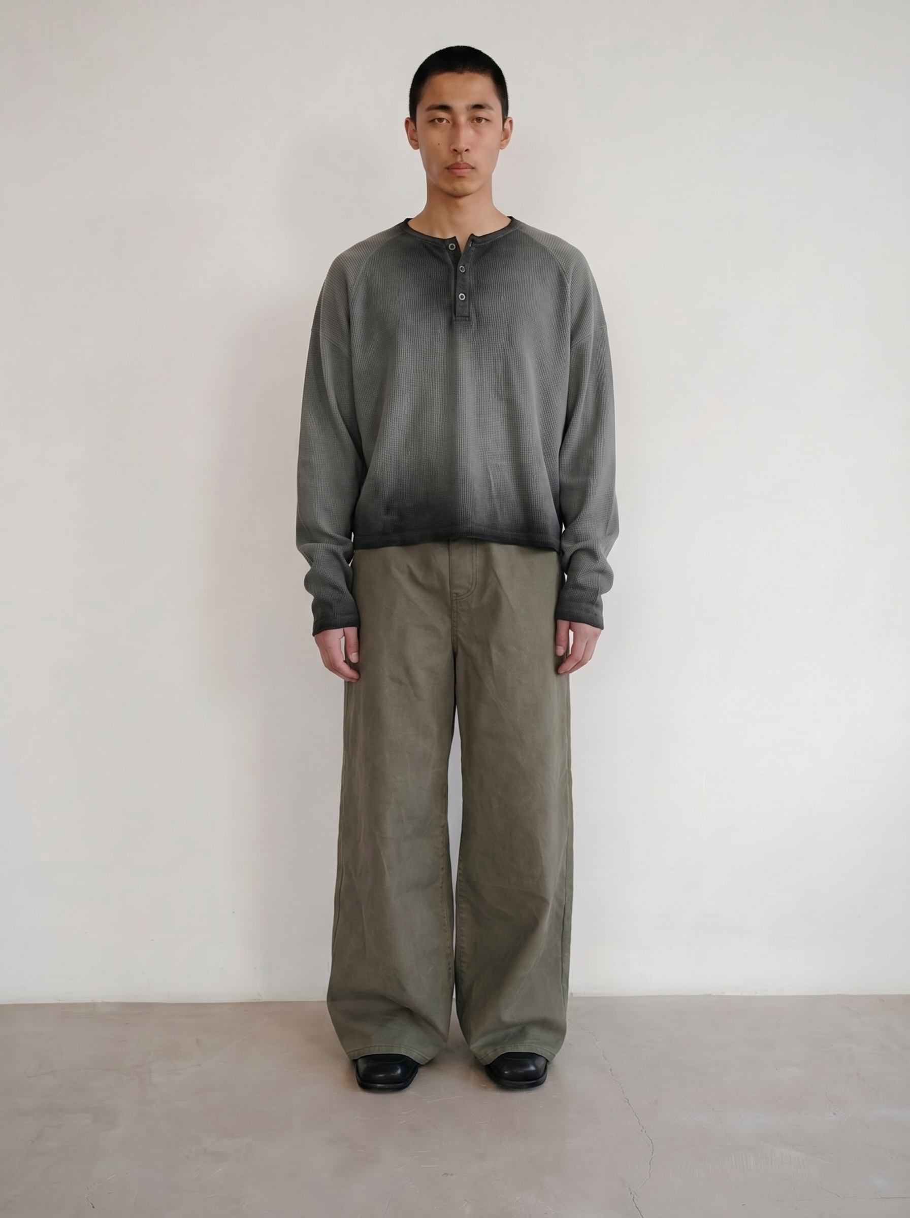 Garment dyed long T