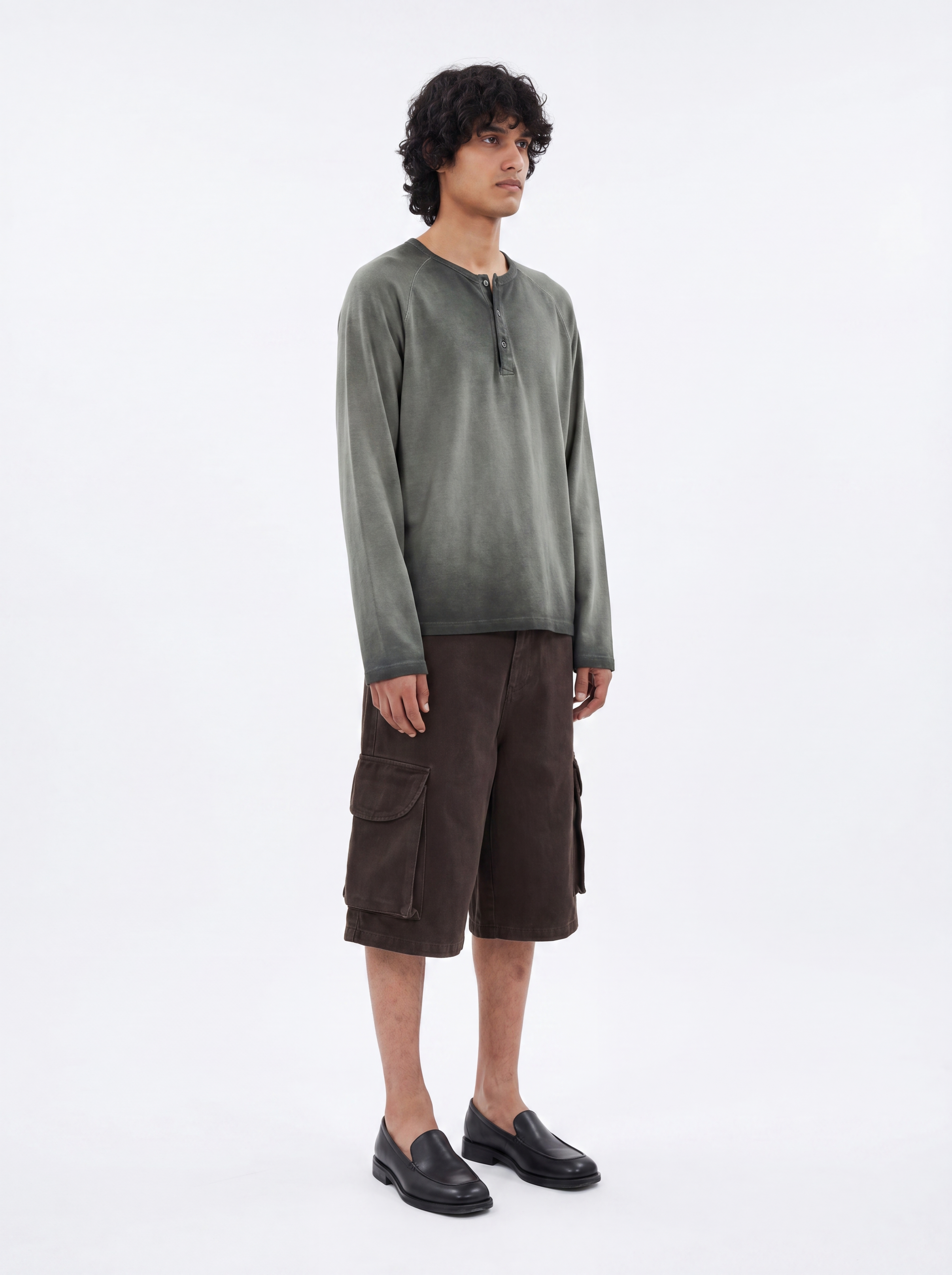 Garment dyed long T