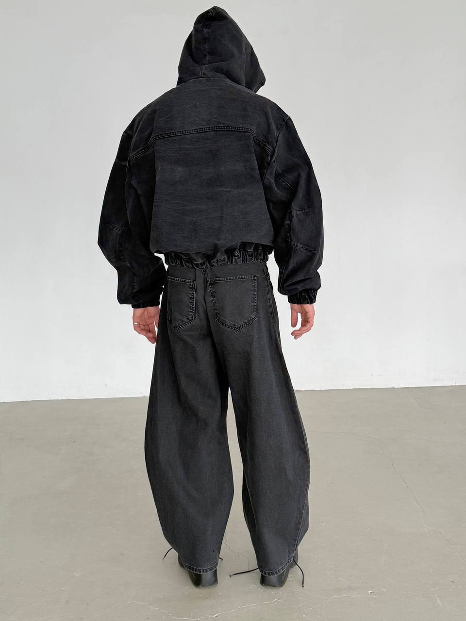 Wedge Italian Denim Pants